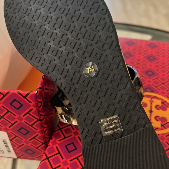 NEW Tory Burch MILLER Leopard Print Sandals - Picture 6 of 6